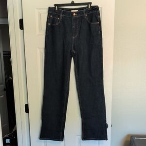 Oat New York Dark Indigo Straight Leg Jeans